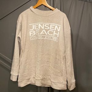 Jensen beach oversized beach sweatshirt